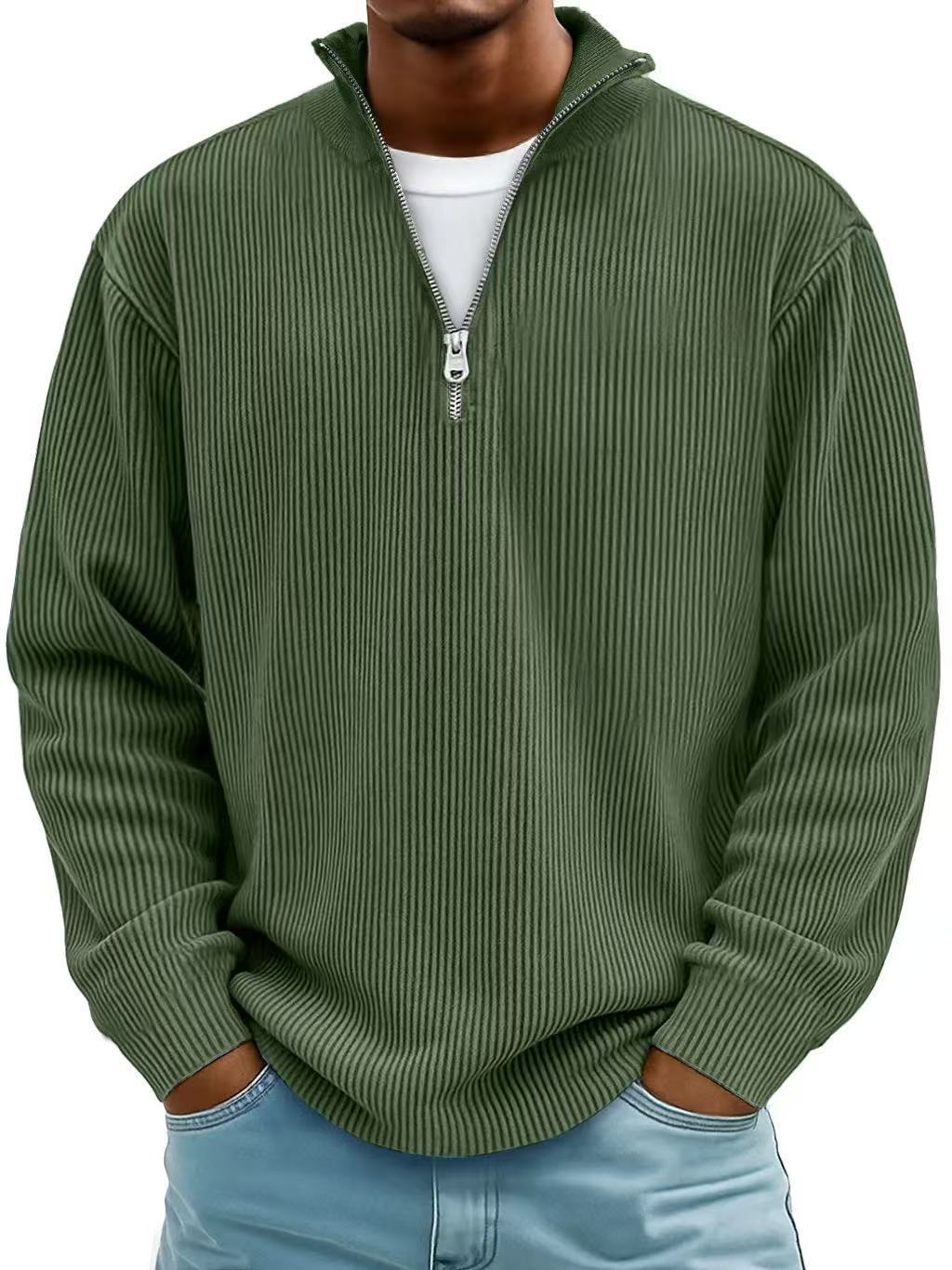 Sweater Corduroy ZipLine